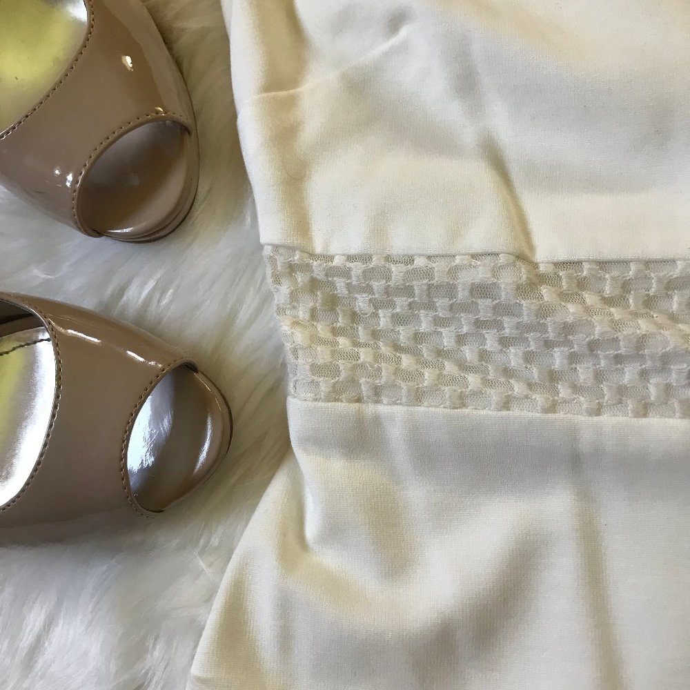 NWT Ro & De Bodycon Cocktail Dress in Ivory, S - Picture 4 of 15